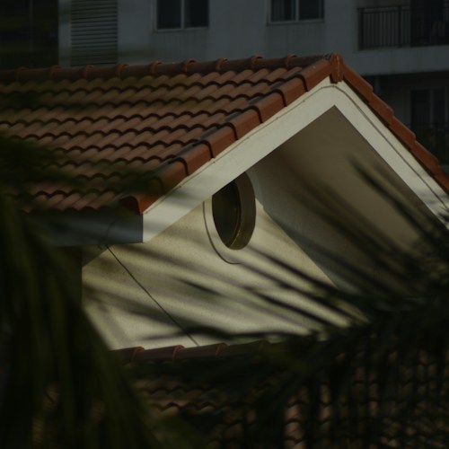 New roof installation, close-up of completed shingle detail